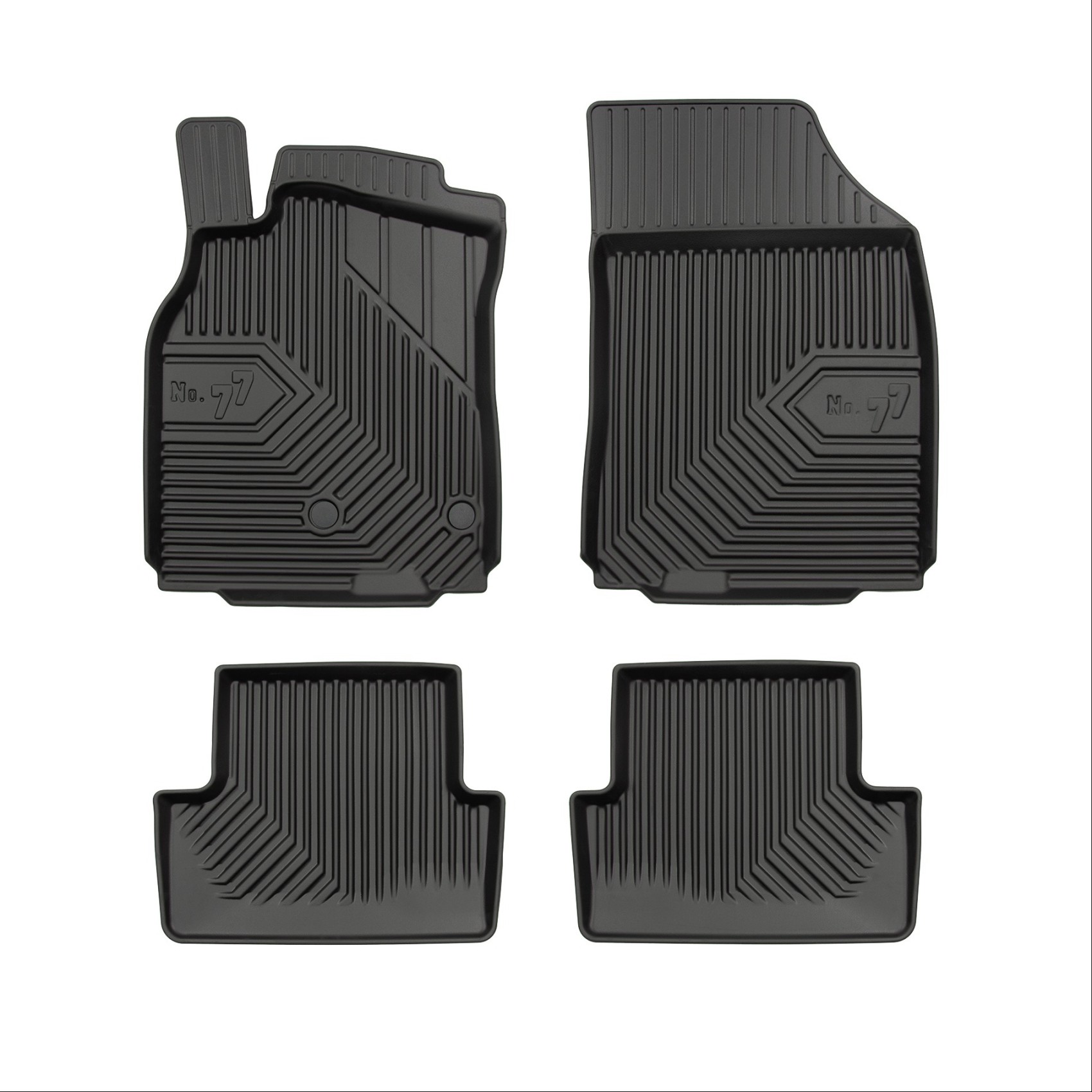 Πατάκια-Σκαφάκια No77 για Renault Megane 2009-2016 4τμχ Frogum