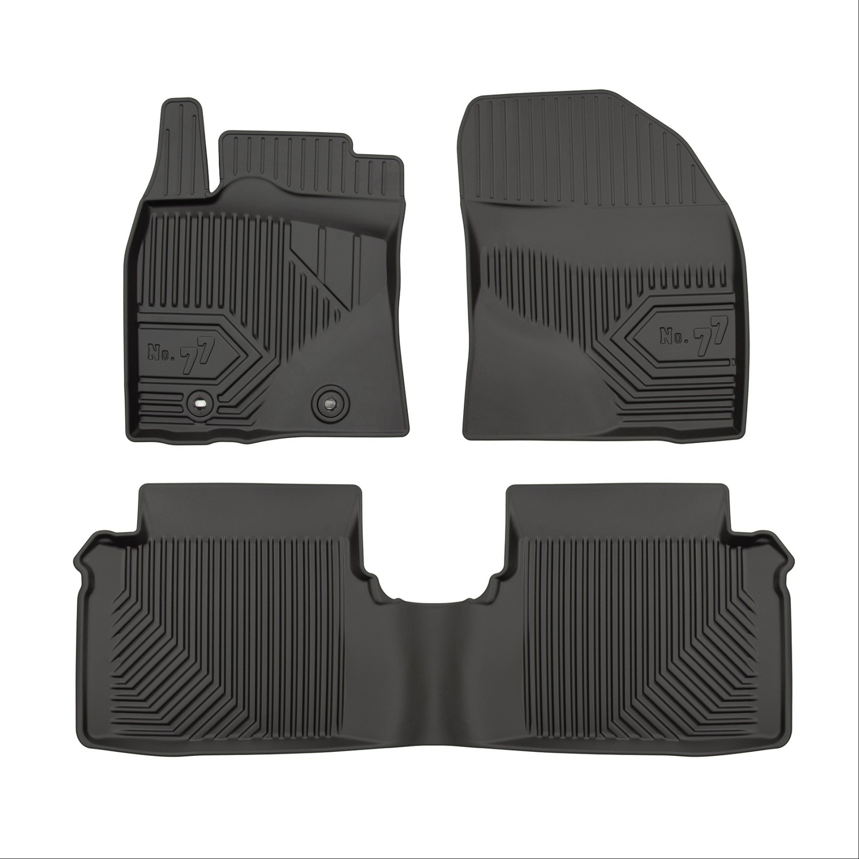 Πατάκια-Σκαφάκια No77 για Toyota Avensis 2009-2018 3τμχ Frogum