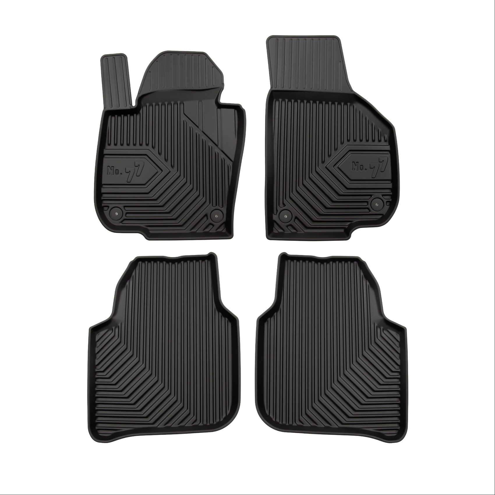 Πατάκια-Σκαφάκια No77 για Skoda Superb 2008-2015 4τμχ Frogum