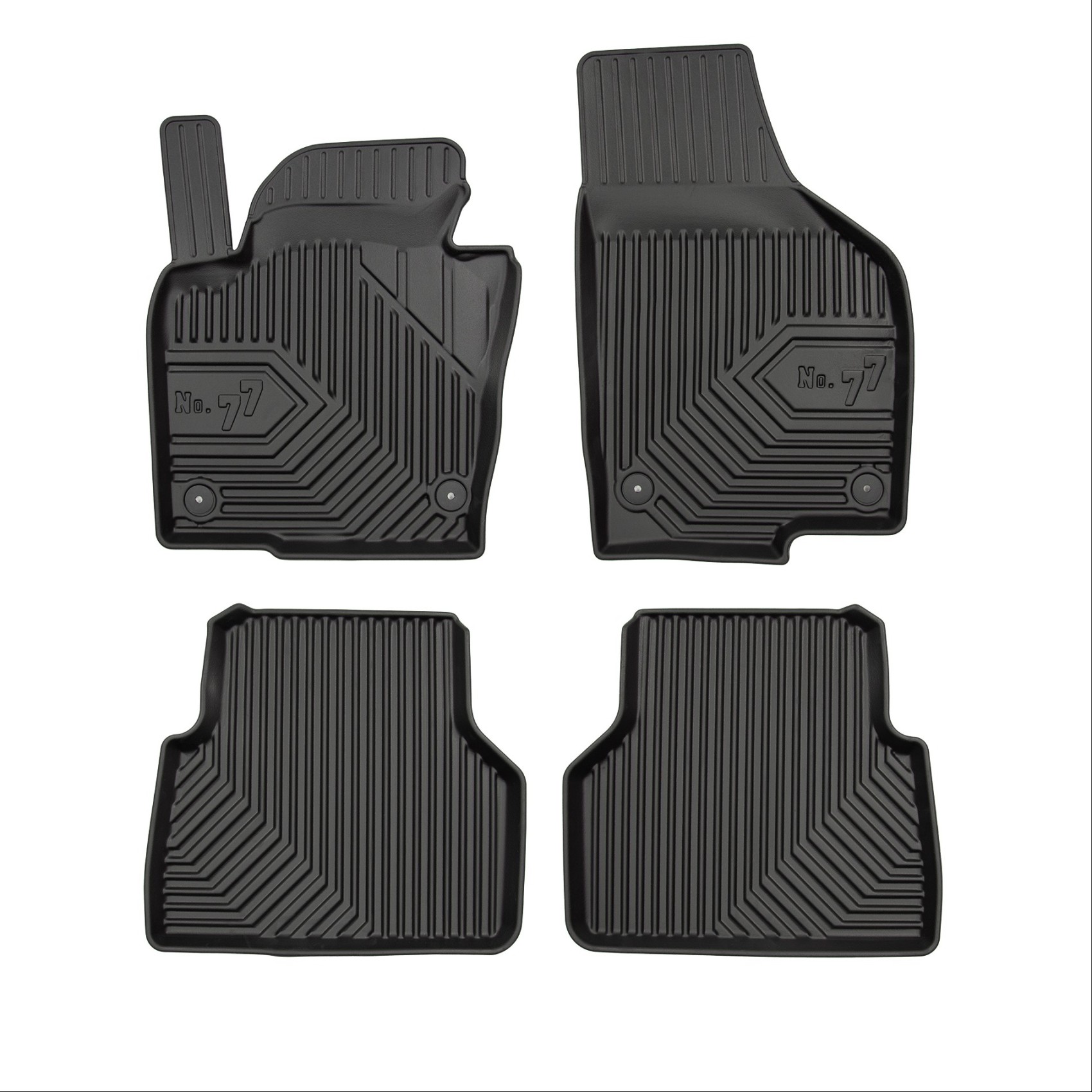 Πατάκια-Σκαφάκια No77 για VW Tiguan 2007-2016 4τμχ Frogum