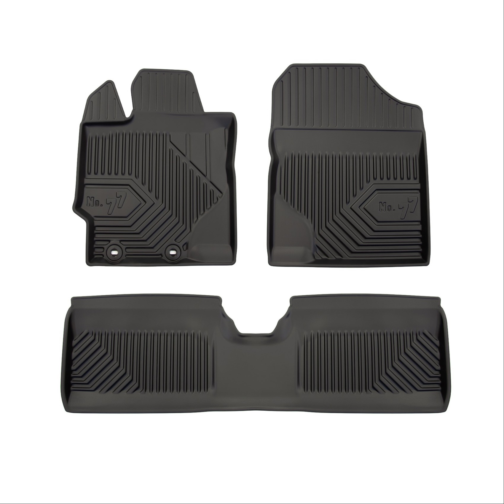 πατάκια-σκαφάκια no77 για toyota yaris (όχι hybrid) 2011-2020  3τμχ frogum