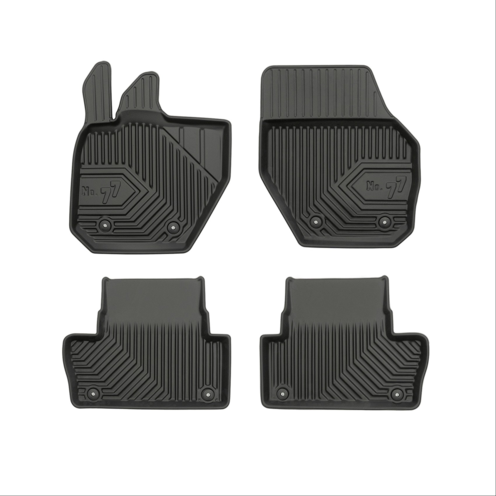 Πατάκια-Σκαφάκια No77 για Volvo XC60 2008-2017 4τμχ Frogum