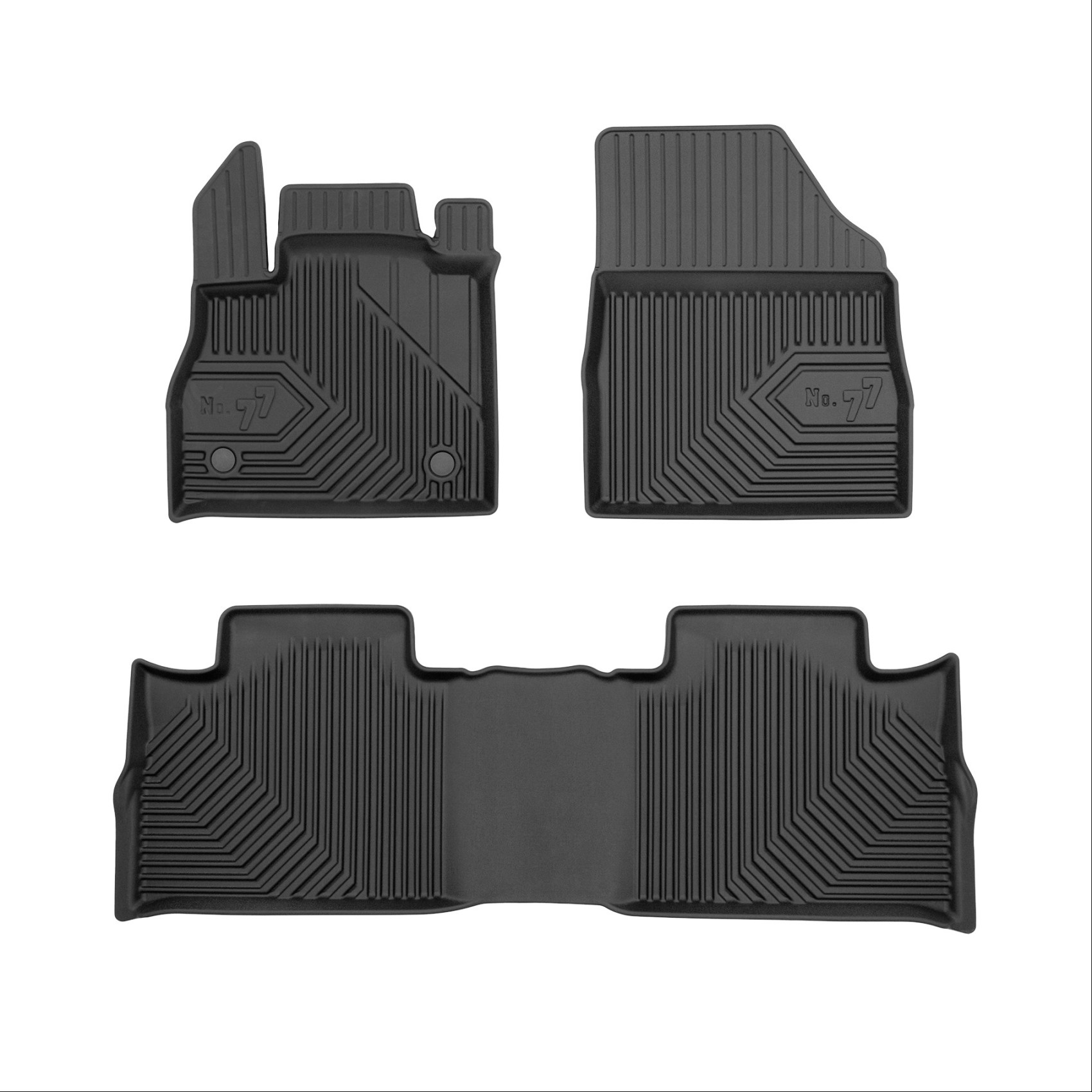 Πατάκια-Σκαφάκια No77 για Renault Espace 2014-2022 3τμχ Frogum
