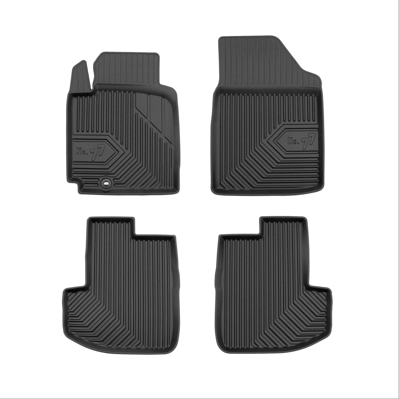 Πατάκια-Σκαφάκια No77 για Toyota Yaris 1999-2005 3D 3τμχ Frogum