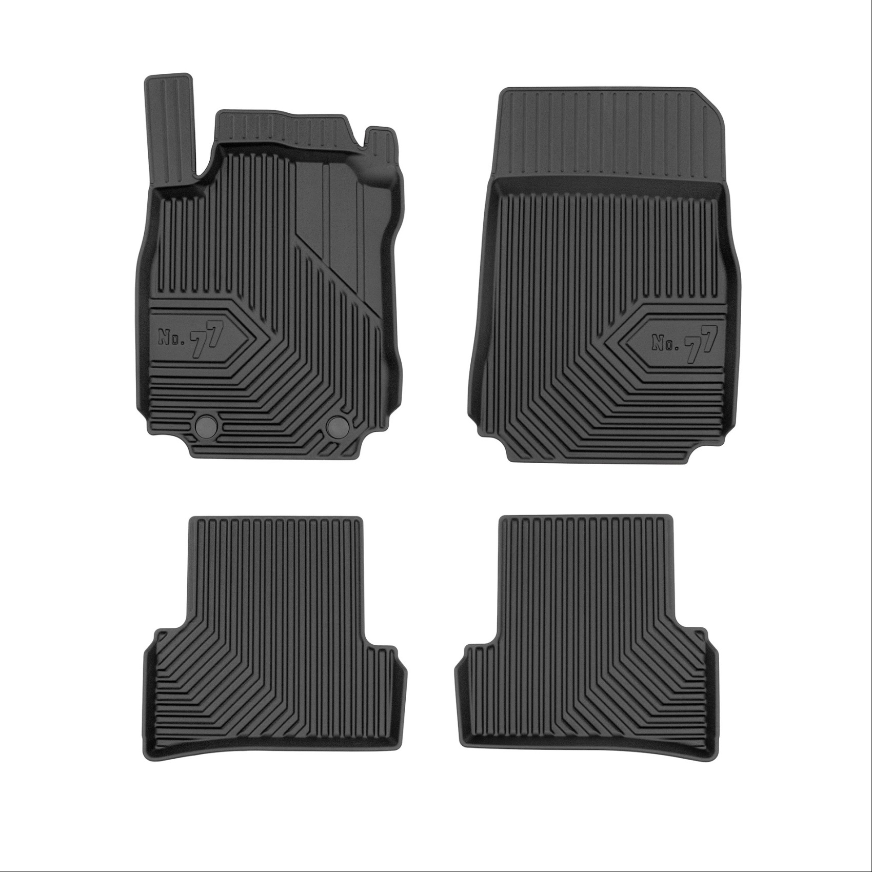 Πατάκια-Σκαφάκια No77 για Renault Μodus 2004-2012 4τμχ Frogum