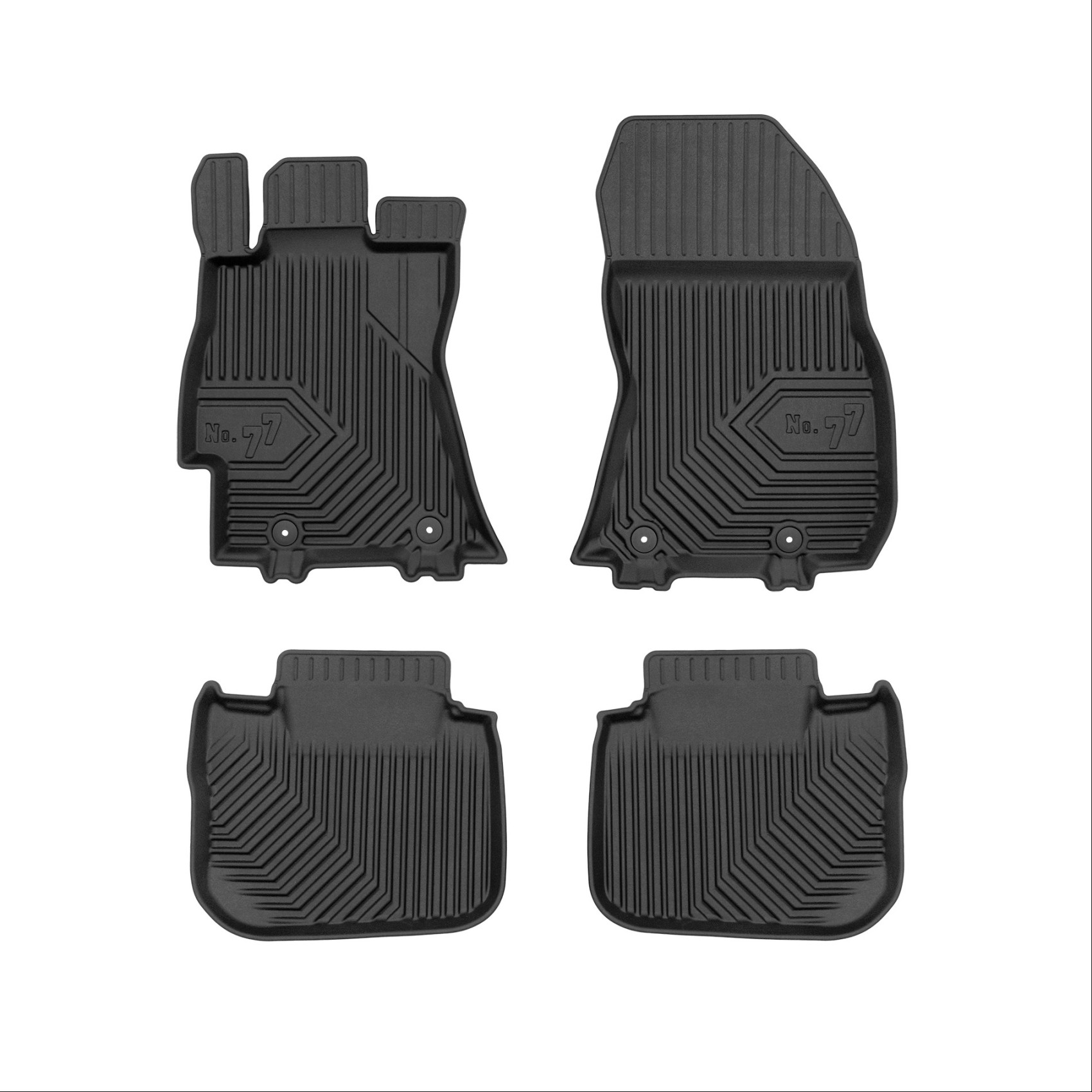 Πατάκια-Σκαφάκια No77 για Subaru Legacy 2009-2014 Subaru Outback 2009-2014 4τμχ Frogum