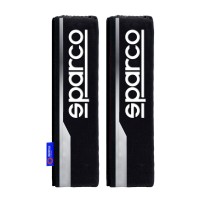 μαξιλαράκια ζώνης μαύρο 2τμχ sparco