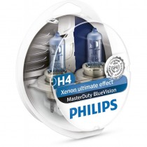 Λάμπες Philips H4 24V 75/70W Master Duty Blue Vision 2Τμχ