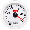 Όργανο Auto Gauge Οικονομόμετρο/Vacuum A.G Λευκό