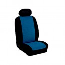 Κάλυμμα Alcantara Καθισμάτων Μαρκέ Μαύρο-Μπλε